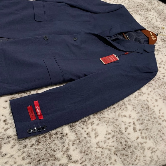 Alfani Slim Fit Performance Stretch Suit Jacket and Vest - Picture 7 of 11